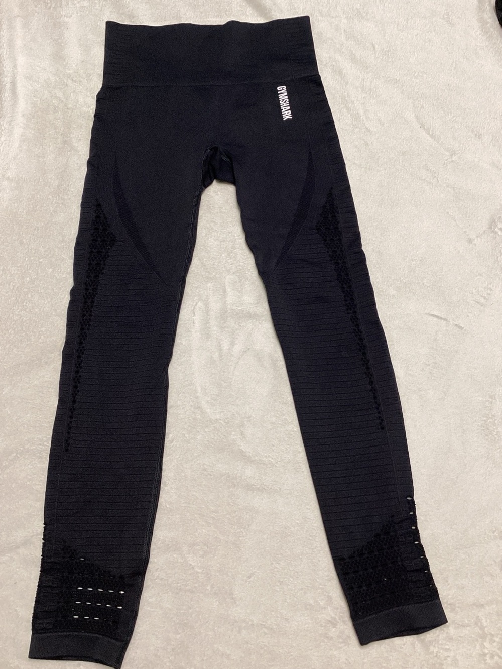 Gymshark Black Seamless Kids Leggings